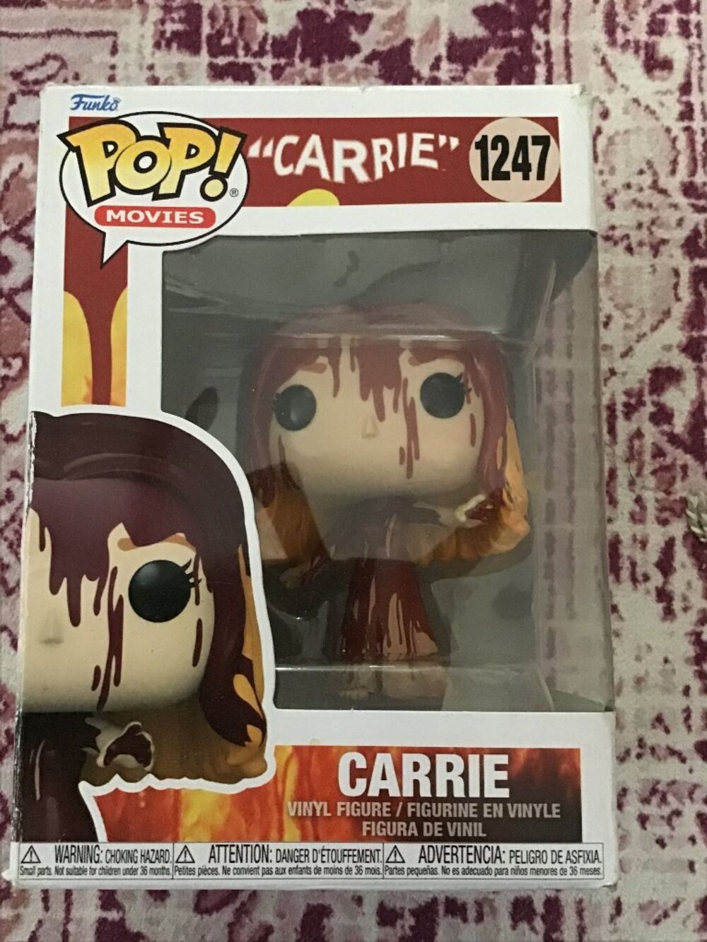 Funko Pop! Vinyl Figure Movie Carrie #1247 Carrie Bloody Horror w/ Protector NIB